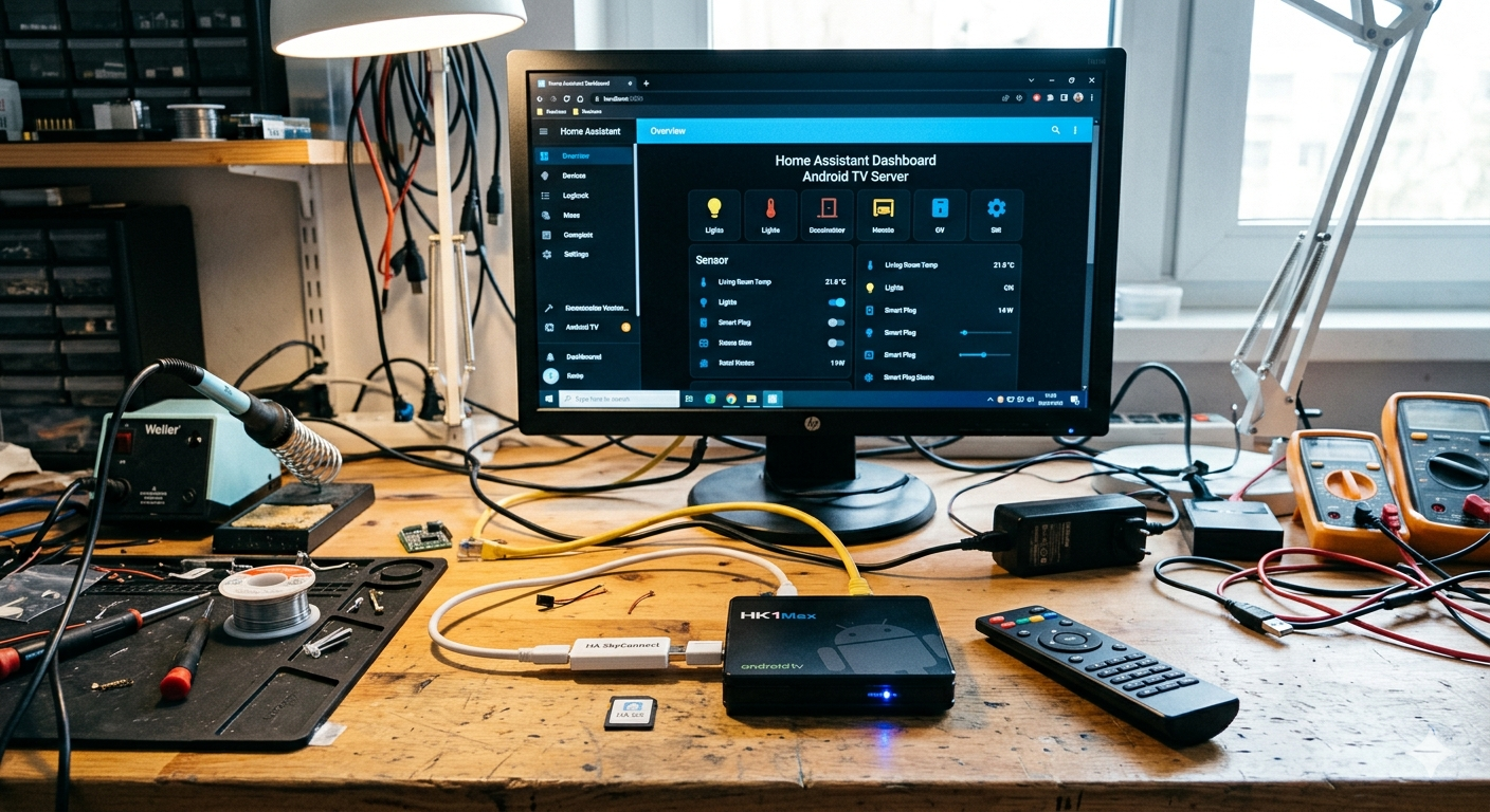 Transformer un vieux boîtier Android TV en serveur Home Assistant (Guide)