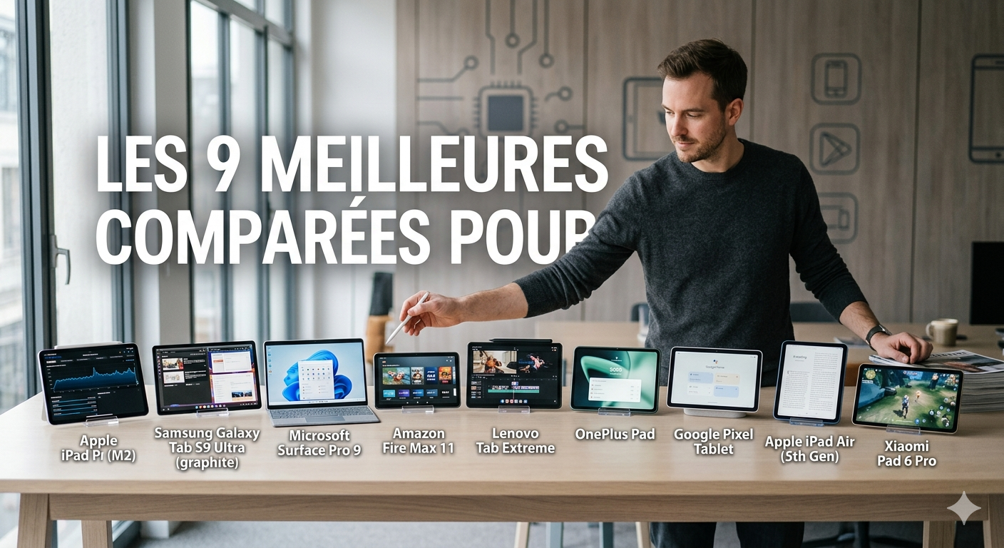 Android : Les 9 Meilleures Tablettes Comparées pour 2025