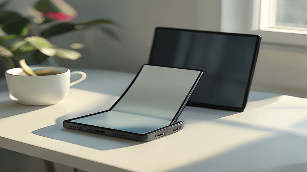 Ce nouveau smartphone pliable repousse les limites du design