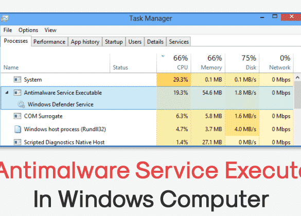 Comment arrêter temporairement l'Agent de Protection Windows (Antimalware Service Executable)
