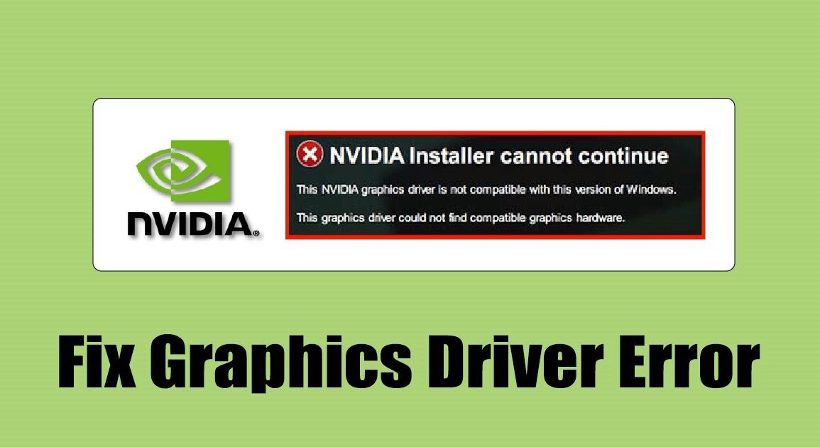 Problème de compatibilité du pilote NVIDIA avec votre version de Windows : Solutions pour retrouver une carte graphique opérationnelle