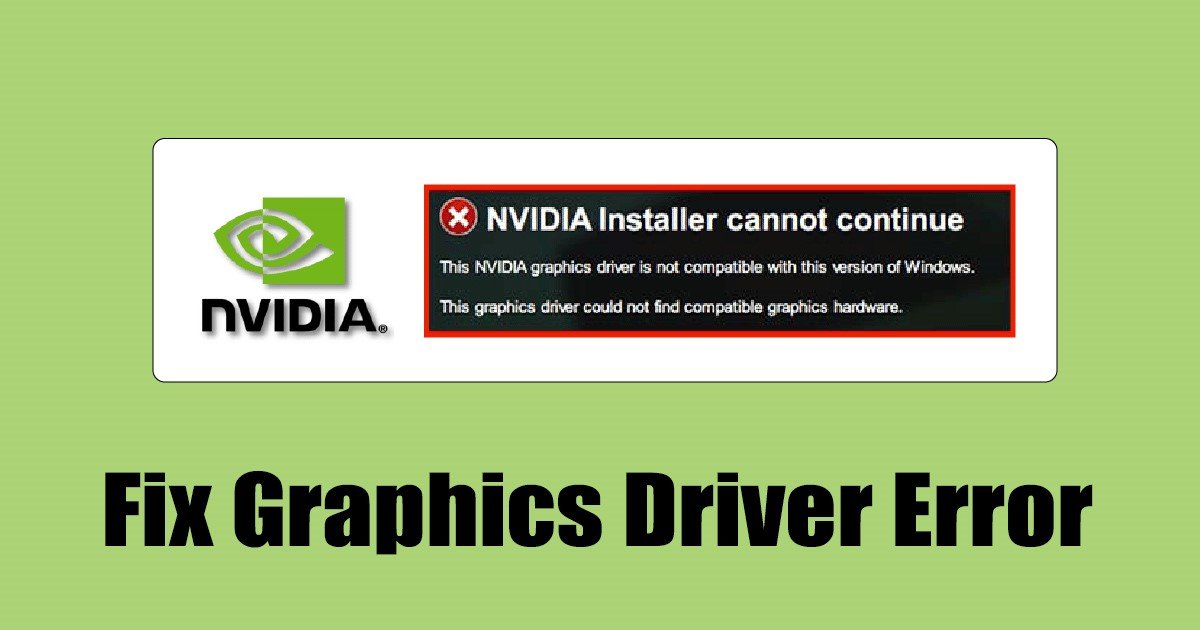 Problème de compatibilité du pilote NVIDIA avec votre version de Windows : Solutions pour retrouver une carte graphique opérationnelle