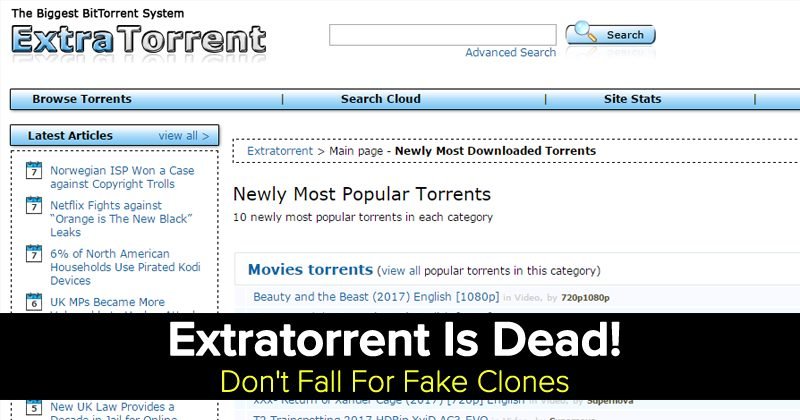 Extratorrent : La fin d&rsquo;une ère ? Comment naviguer après la disparition des vrais sites