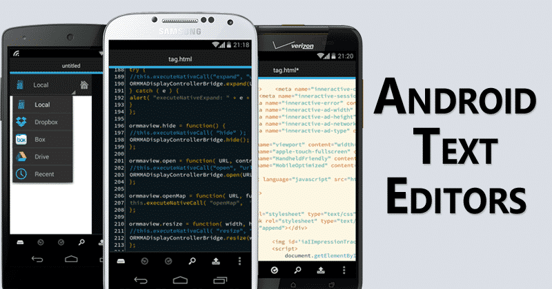 Les Meilleurs Éditeurs de Texte pour Android : Révolutionnez Votre Codage Mobile