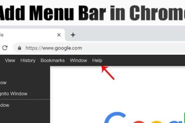 Comment afficher et personnaliser la barre de menus dans Google Chrome