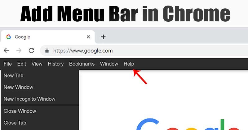 Comment afficher et personnaliser la barre de menus dans Google Chrome